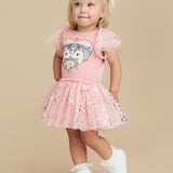 Huxbaby Unicorn Heart Ballet Onesie