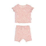 Huxbaby Animal Rib Tee & Short Set