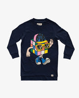 Band Of Boys Navy Cube Boy Tee
