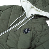 Alphabet Soup Surf Check Hoodie Marle Cypress