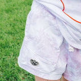 The Girl Club Lilac Tie-Dye Panel Shorts