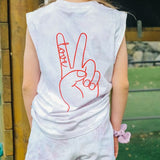 The Girl Club Peace + Love Tie-Dye Tank