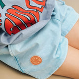 The Girl Club Light Blue Denim Simple Shorts