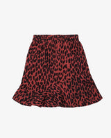 The Girl Club Leopard Print Flare Panel