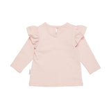 Huxbaby Unicorn Heart Frill Top