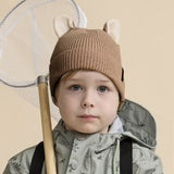 Crywolf Wolf Ears Beanie - Tan