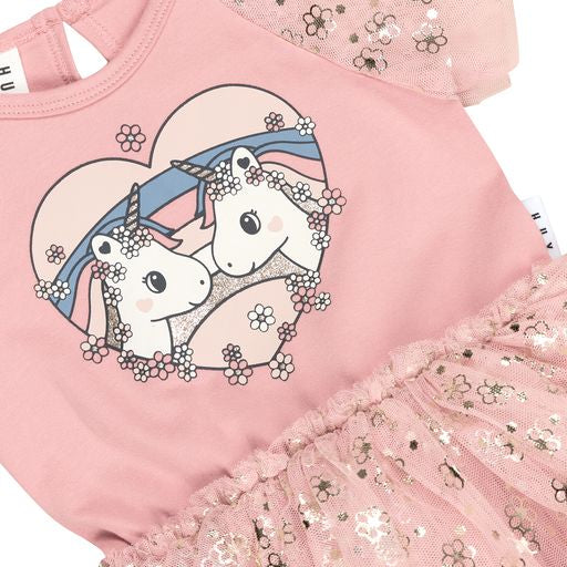 Huxbaby Unicorn Heart Ballet Dress