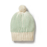 Wilson & Frenchy - Knitted Ribbed Hat (Mint Green)