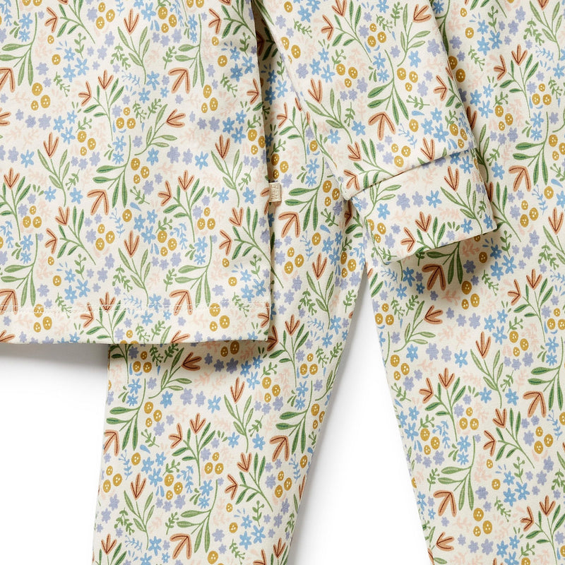 Wilson & Frenchy - Tinker Floral Organic Long Sleeved Pyjamas