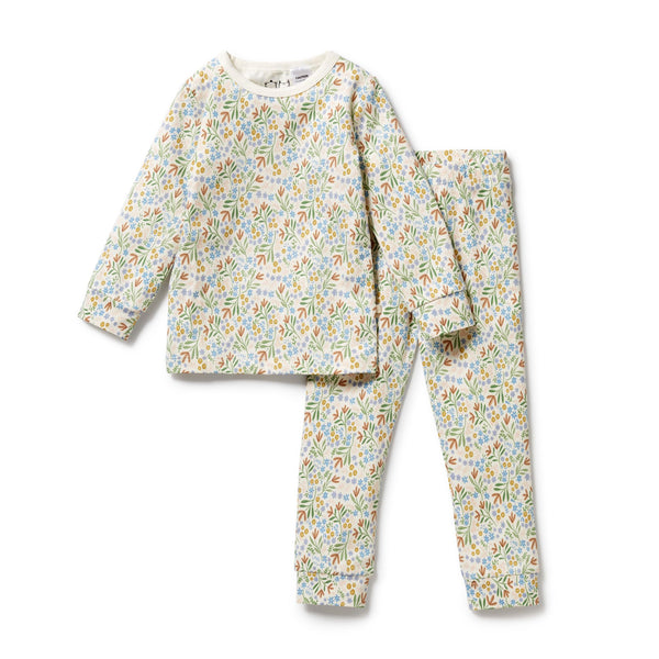 Wilson & Frenchy - Tinker Floral Organic Long Sleeved Pyjamas
