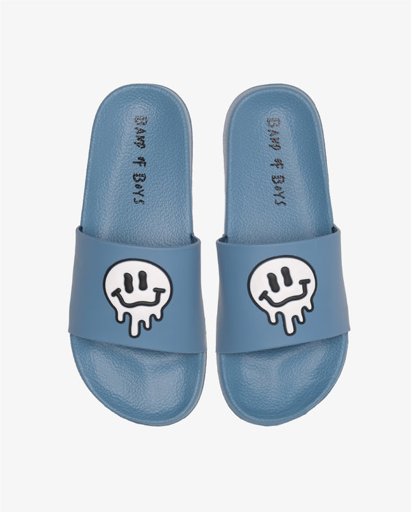 Band Of Boys Drippin In Smiles Blue Slides