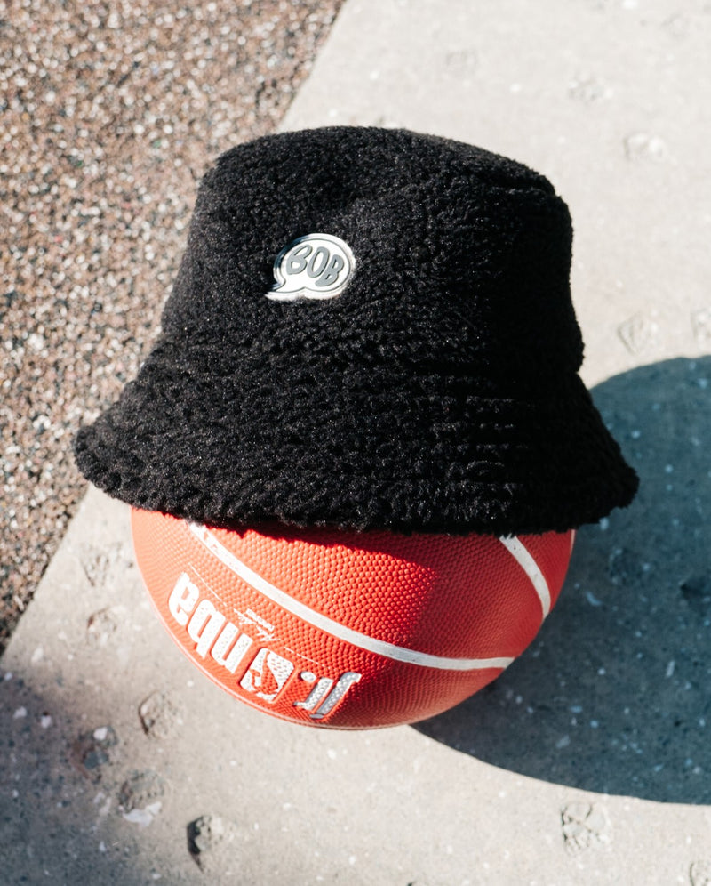 Band Of Boys Black Fluffy Bucket Hat