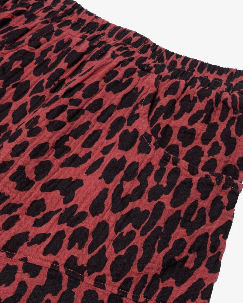 The Girl Club Leopard Print Flare Panel