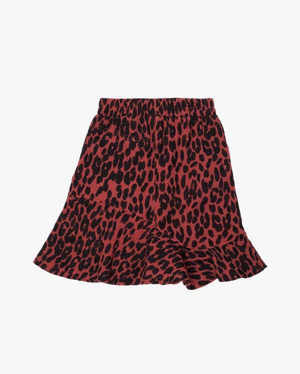 The Girl Club Leopard Print Flare Panel